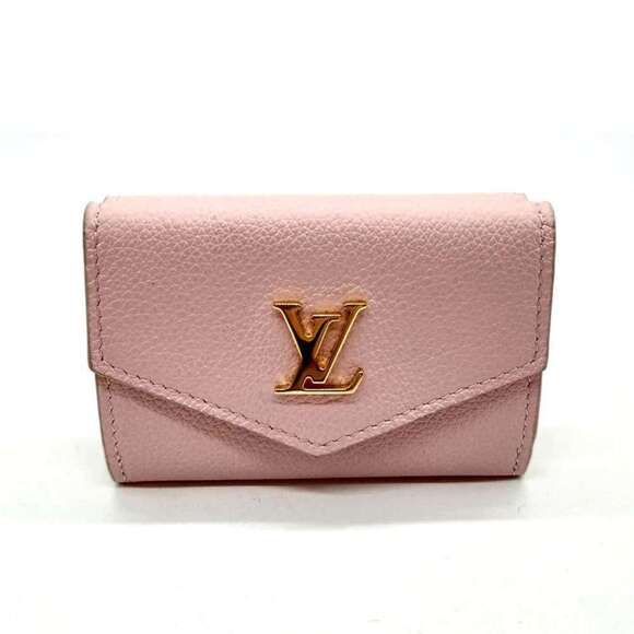LOUIS VUITTON Pink Leather Wallet - Picture 1 of 4